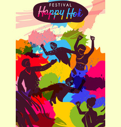 Happy Holi Festival Poster