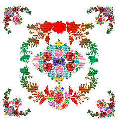 Hungarian Matyo Folk Pattern