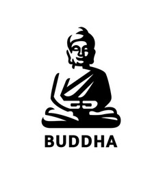 Buddha In The Lotus Position Logo