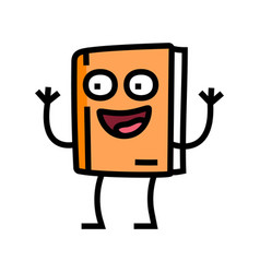 Student Book Character Color Icon