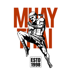 Muay Thai Thailand Martial Art Artwork