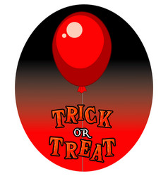 Trick Or Treat With Pennywise Balloon