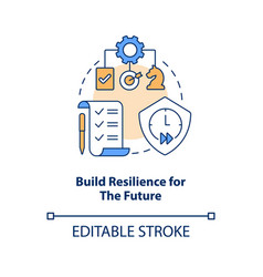 Build Resilience For Future Concept Icon