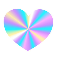 Rainbow Holographic Heart