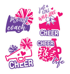 Set Of Cheerleading Design