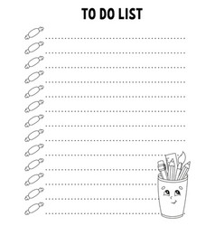 To Do List Printable Template Lined Sheet