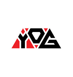 Yog Triangle Letter Logo Design