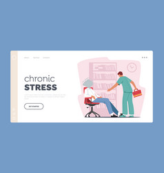 Chronic Stress Landing Page Template Professional