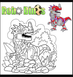 Cartoon Robot Dinosaur