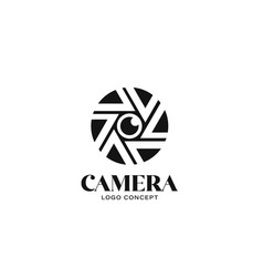 Photography Camera Lens Logo Design Symbol