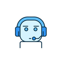 Support Service Chatbot Concept Colored Icon