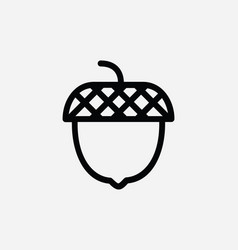 Acorn Line Icon