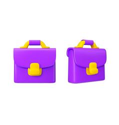 Briefcase 3d Icon Set