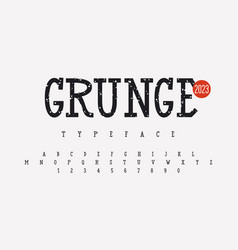 Grunge Font 003