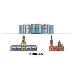 Russia Kurgan Flat Landmarks