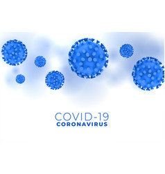 3d Covid19 Coronavirus Spread Blue Virus