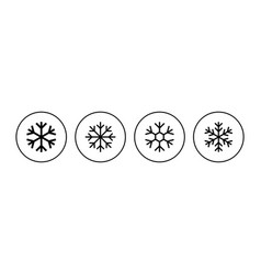 Snow Icon Set Snowflake Icon