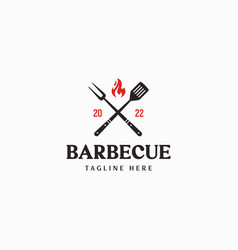 Bbq And Grill Party Logo Design Or Barbecue