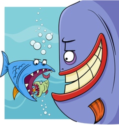 Bigger Fish Saying Cartoon