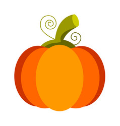 Cartoon Of An Orange Pumpkin