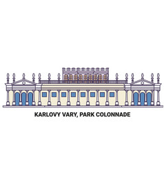 Czech Republic Karlovy Vary Park Colonnade