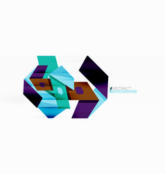 Creative Geometric Wallpaper Abstract Ribbon