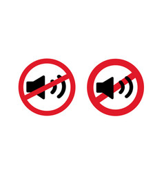 Prohibition Of Loud Sound Icon