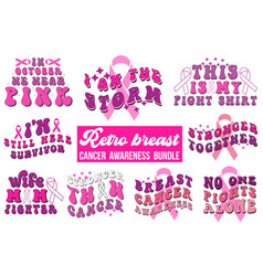 Retro Breast Cancer Awareness Bundle