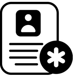 Medical History Healthcare Graphic Icon