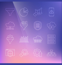 Set Line Hierarchy Organogram Chart Server Data