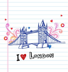 I Love London Doodles