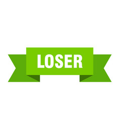 Loser Ribbon Isolated Band Sign Banner