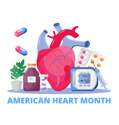 American Heart Month Concept Heart Disease