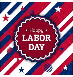 Happy Labor Day Usa Typography Poster