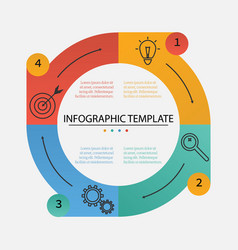 Circle Infographic Design Infographics Template 4