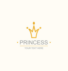 Crown Logotype For Royal Queen Design