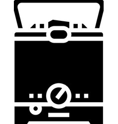 Fryer Potato Glyph Icon