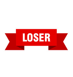 Loser Ribbon Isolated Band Sign Banner