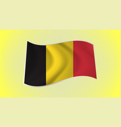 National Flag Of Belgium - Waving