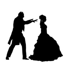 Vampire Attack Young Lady Silhouette