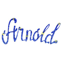 Arnold Name Lettering Tinsels