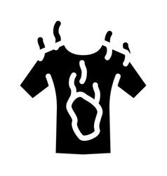 Dirty Clothes Smell Glyph Icon