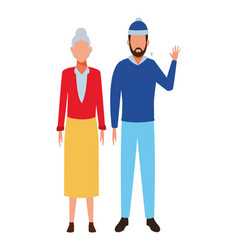 Old Woman And Young Man Avatar