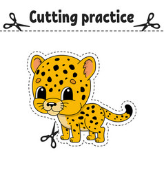 Cutting Practice Educational Activity Worksheet