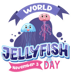 Cute Jellyfish Logo Concept