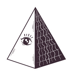 Esoteric Triangle With Eye