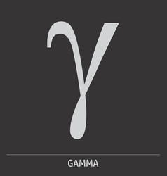 Gamma Greek Letter Icon