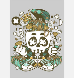 Treasure Skull Head