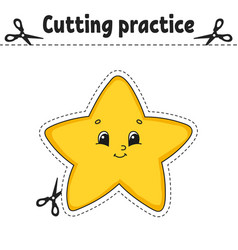 Cutting Practice Educational Activity Worksheet