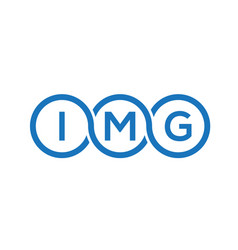 Img Letter Logo Design On White Background